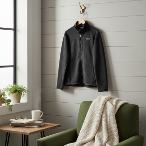 Patagonia Men’s Black Fleece Full Zip Jacket