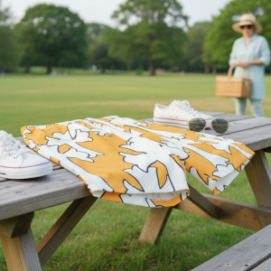 Chrome Hearts Yellow Cross Print Casual Shorts