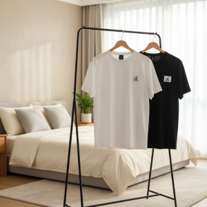 Nike Casual Logo Patch Black White T-Shirts