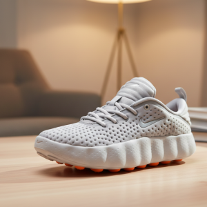 Nike Air Zoom Grey Orange Running Shoes