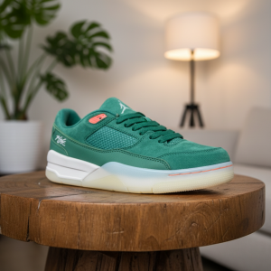 Nike Green Suede Flight Low Top Sneakers