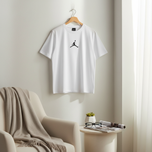 Nike Jumpman Logo White Cotton T-Shirt