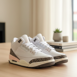 Nike Air Retro 3 White Pink Sneakers