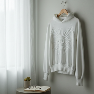 Who Decides War All Seeing Eye White Hoodie Sweater