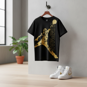 Nike Jumpman Black Gold Graphic T-Shirt