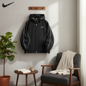 Nike Men’s Windbreaker Hooded Jacket Outdoor Sports Coat
