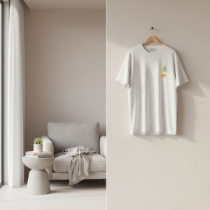 Casablanca Arch Print White Cotton T-Shirt