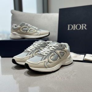 Dior CD Runner Gray Mesh Sneakers Shoes