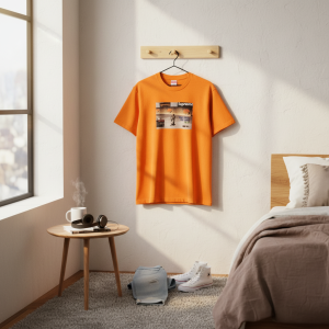 Supreme Thrasher Orange Skate Graphic T-Shirt