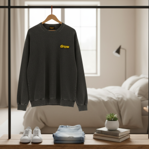 Drew House Logo Black Long Sleeve T-Shirt