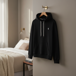 Ralph Lauren Polo Black Hoodie Sweatshirt for Men