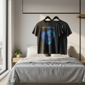 Vintage Graphic Blue Knot Print Unisex T-Shirt