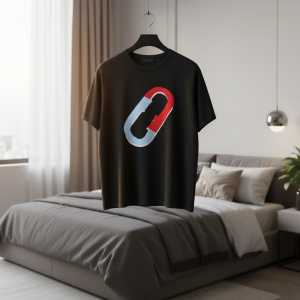 Fendi Black Logo Print Short Sleeve T-Shirt