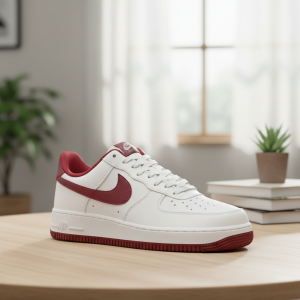 Nike Air Force 1 Red White Sneakers
