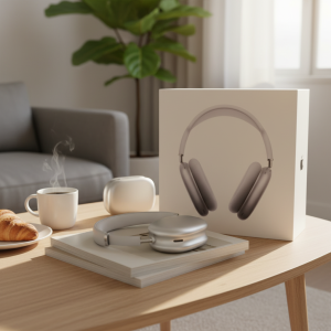 Apple AirPods Max Wireless Over‑Ear Headphones Silver