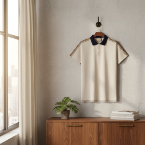 Gucci Men’s Polo Shirt White Short Sleeve Top
