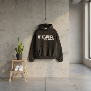 Fear of God FOG Essentials Black Hoodie Sweater