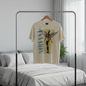 Saint Michael Vintage Angel Graphic Print T-Shirt