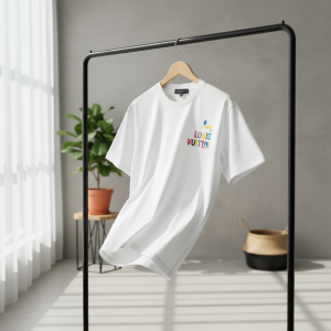 Louis Vuitton Colorful Logo White T-Shirt