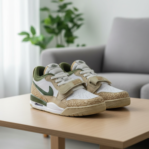 Nike Air Jordan Legacy 312 Olive White Sneakers
