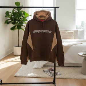 Nike Brown Beige Casual Pullover Hoodie Sweater