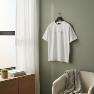WE11DONE White Graphic Print Casual T-Shirt