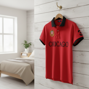 Ralph Lauren Chicago Red Polo Shirt Men