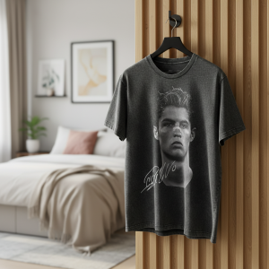 Saint Michael Vintage Graphic Black T-Shirt