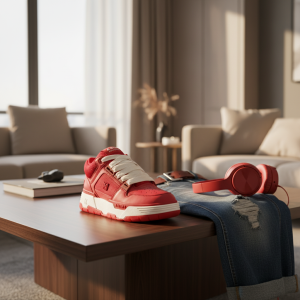 Amiri Skel Top Red White Low Sneakers Shoes