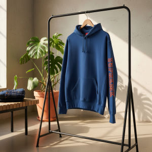 Nike Blue Pullover Hoodie Men’s Casual Sweatshirt