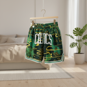 Nike Celtics Green Floral Basketball Shorts