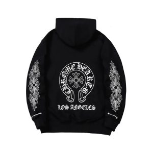 Chrome Hearts Los Angeles Black Graphic Hoodie
