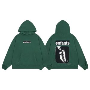 Enfants Riches Deprimes Green Graphic Hoodie