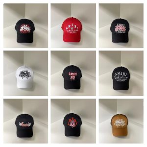 Amiri Classic Embroidered Baseball Cap Unisex帽