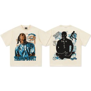 Saint Michael Graphic Print Casual T-Shirt