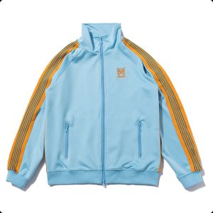 Needles Butterfly Track Jacket Blue Yellow