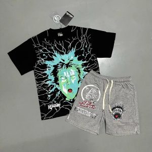 Hellstar Electric Face Graphic Black T-Shirt