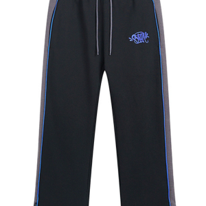 Syna World Black Contrast Track Pants
