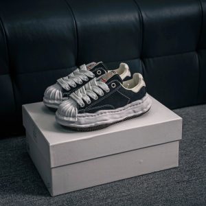 Maison Mihara Yasuhiro Black Low Top Sneakers