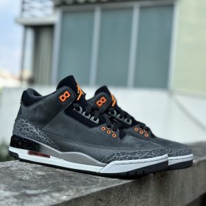 Nike Air Retro 3 Gray Orange Sneakers Men