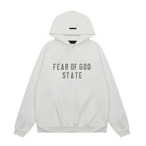 Fear of God Essentials State White Hoodie