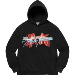 Supreme Yohji Yamamoto FW22 Black Graphic Hoodie