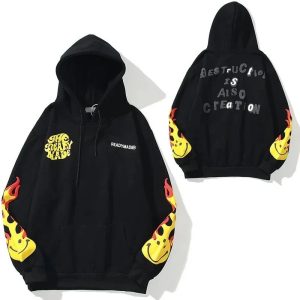 CPFM x Kanye West Black Graphic Hoodie Sweater