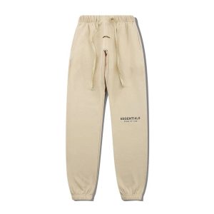 Essentials Fear of God Beige Fleece Sweatpants