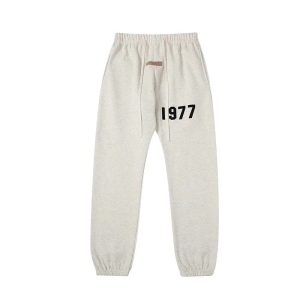 Essentials 1977 Fleece Sweatpants Beige Jogger Pants