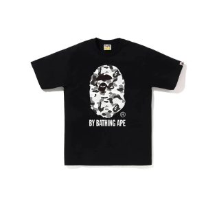 BAPE Camo Ape Head Black Graphic T-Shirt