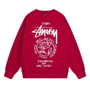 Stussy x Marc Jacobs 40th Anniversary Red Sweatshirt