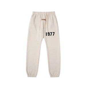 Essentials 1977 Beige Fleece Sweatpants Jogger Pants