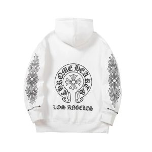 Chrome Hearts Los Angeles White Pullover Hoodie