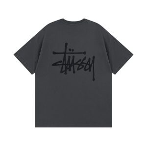 Stussy Logo Graphic Black T-Shirt Streetwear Tee